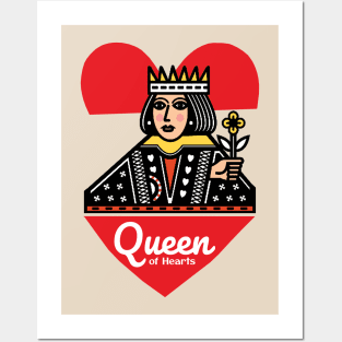 Classic Queen of Hearts Posters and Art